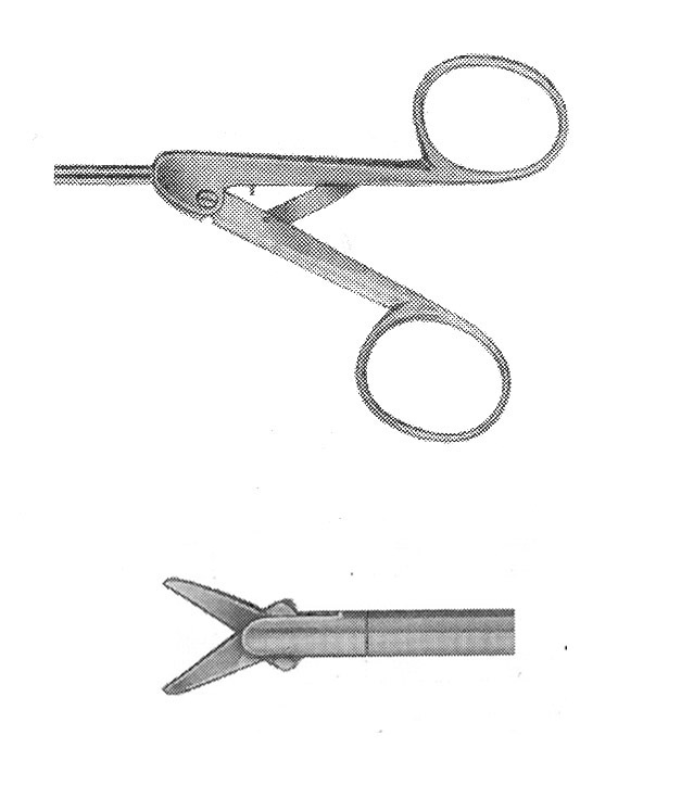 İZOLESİZ MAKAS Z MODEL SAPLI ÇAP : 5MM L:36CM
